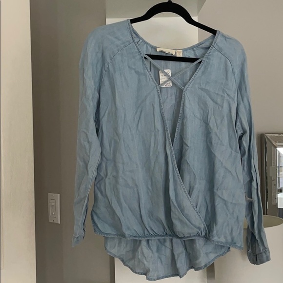 Denim Blouse - Picture 1 of 8